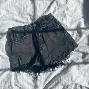 Black shorts from zara
